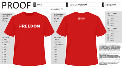 Freedom Prayer (Red Shirt)