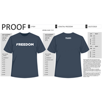 Freedom Host Team Shirt (Steel Blue)